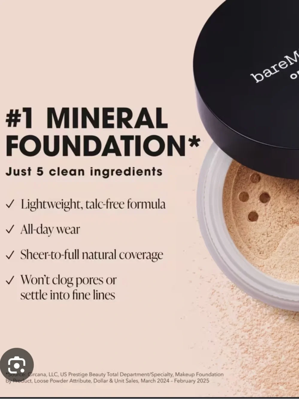 👍⚡️Bareminerals Fair Original Powder Foundation